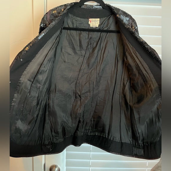 Vintage Valentina Sequined blazer, party blazer, evening blazer, vintage blazer - Picture 5 of 5